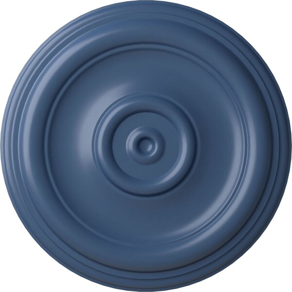 Ekena Millwork Traditional Ceiling Medallion (Fits Canopies up to 2 3/4"), Hand-Painted Americana, 12"OD x 1"P CM12TRAMF - main